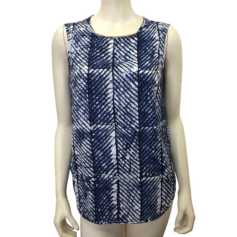 MICHAEL‎ KORS PRINT GOLD TONE BAR FRONT NECK SM